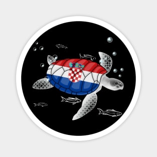 Croatia Turtle Magnet